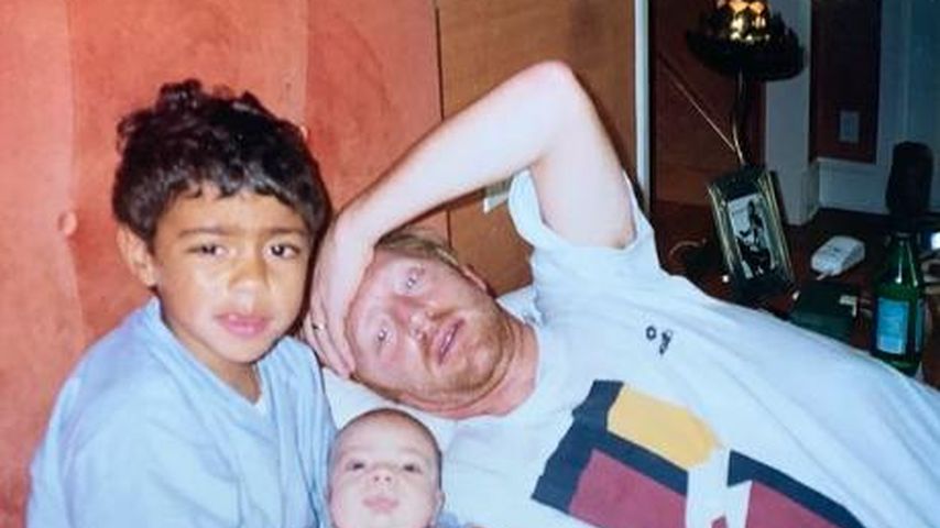 Throwback-Foto von Noah, Elias und Boris Becker