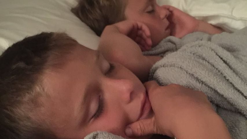 Throwback-Foto von Patrick Dempseys Zwillingen anlässlich ihres Geburtstags.