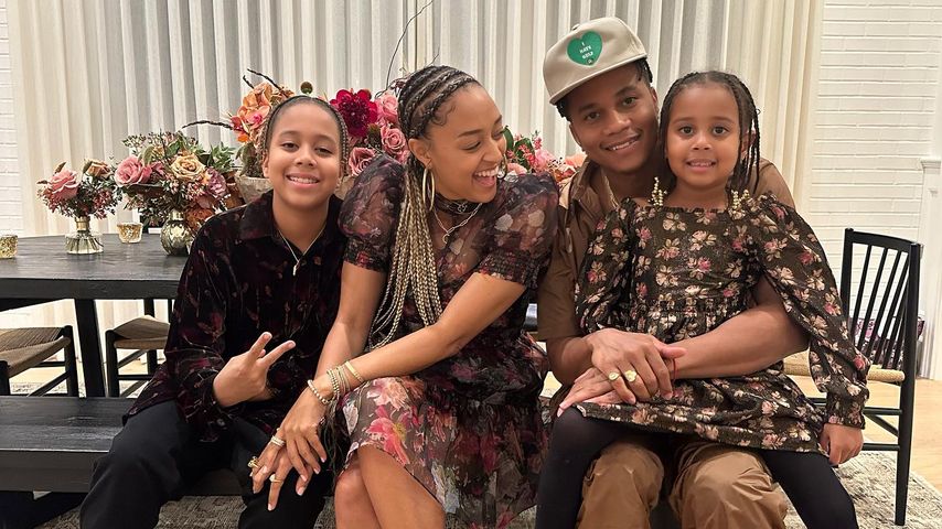 Tia Mowry und Cory Hardrict mit ihren Kindern Cree und Cairo