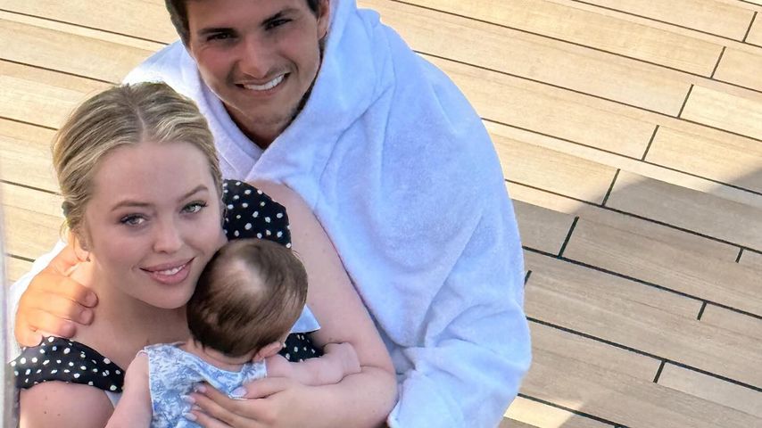 Tiffany Trump, Michael Boulos und ihr Sohn Alexander Trump Boulos, August 2025