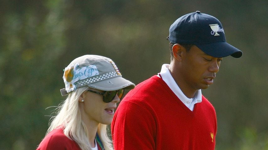 Tiger Woods und Ex-Frau Elin für Sohn bei Golf-Event vereint