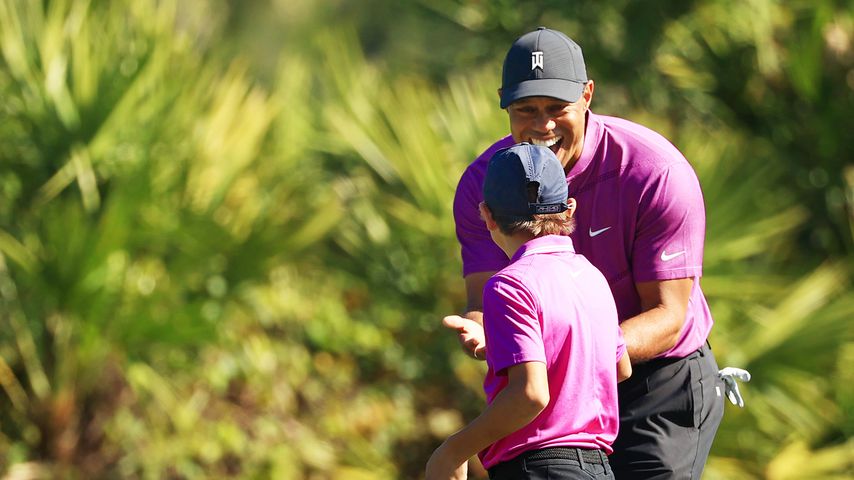 Tiger Woods und sein Sohn Charlie bei den PNC Meisterschaften 2020