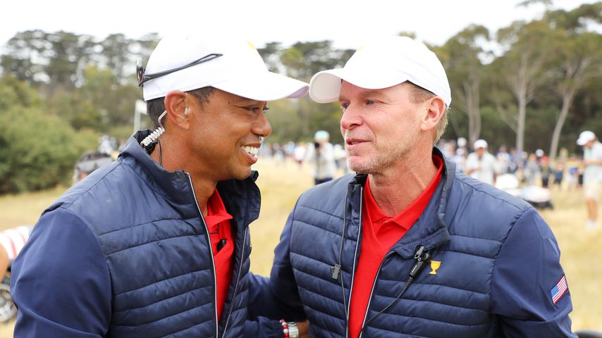 Tiger Woods und Steve Stricker im Jahr 2019