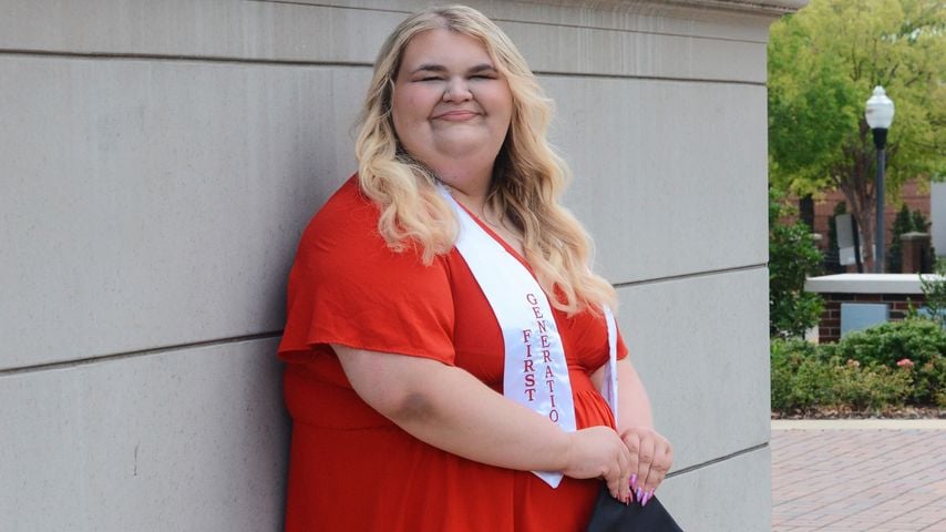 TikTokerin Jamie Causey bei ihrem Abschluss der University of Alabama