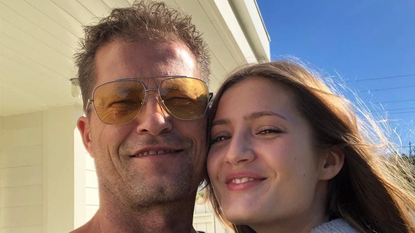 Til Schweiger und Tochter Lilli in Malibu 2018