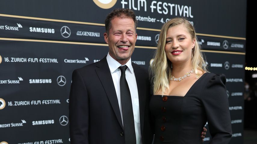 Til und Luna Schweiger im Oktober 2020 in Zürich