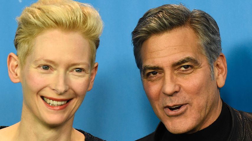 Clooney-Zwillinge: Tilda Swinton lacht Neu-Papa George aus!