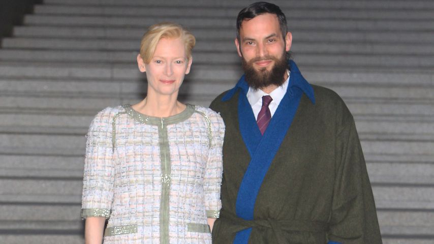 Tilda Swinton und Sandro Kopp 2015 in Seoul