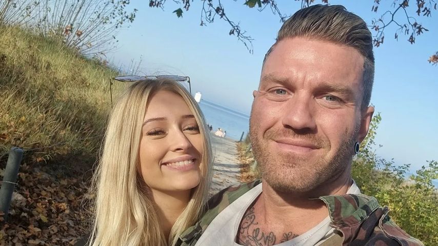 Till Adam mit seiner Freundin Johanna