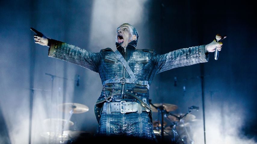 Till Lindemann bei einem Auftritt in Dänemark, 2016