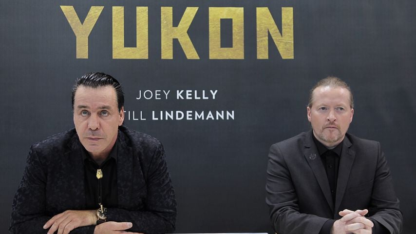 Till Lindemann und Joey Kelly bei der Buchvorstellung von "Yukon"