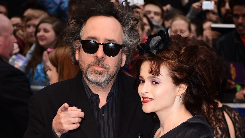 Tim Burton und Helena Bonham Carter, 2012 in London