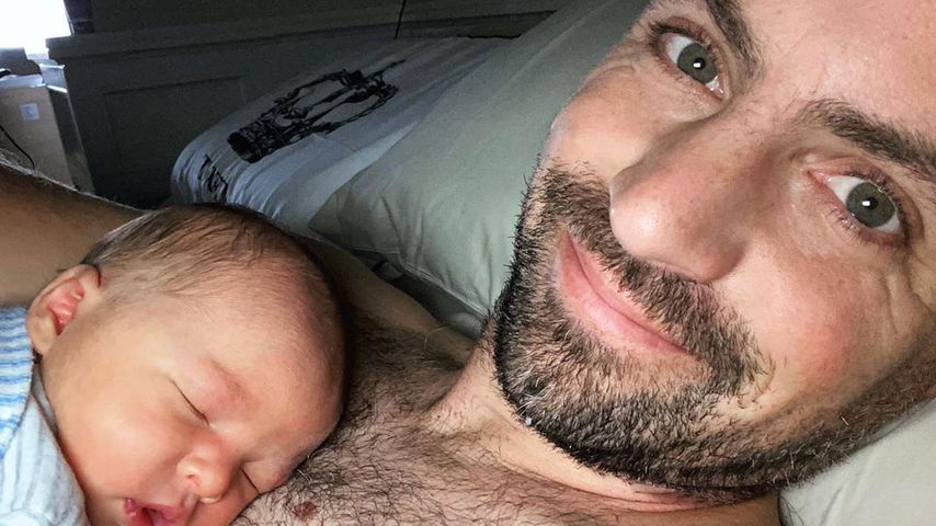 Tim Noonan mit seinem Sohn