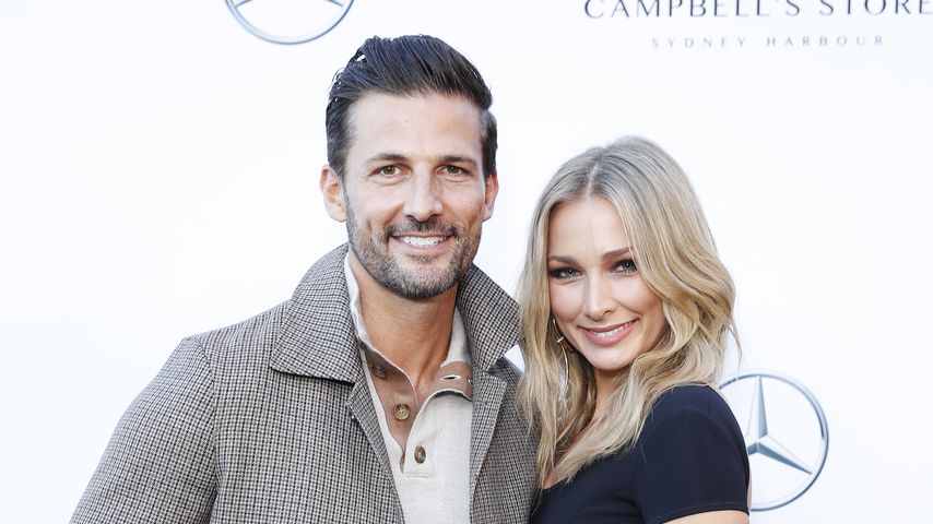 Tim Robards und Anna Heinrich auf der Fashion Week in Syndey