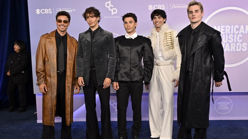 Tim Schaecker, Bene Schulz, Julien Brown, Jacob Rott und Luis Freitag bei den American Music Awards 2026