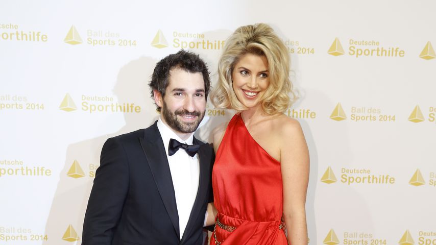 Timo Glock und seine Frau Isabell, 2014