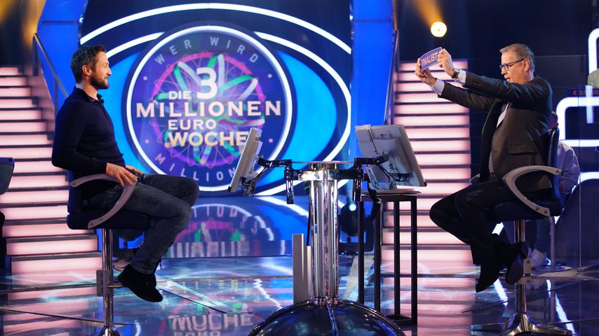 Timo Zang und Günther Jauch bei "Wer wird Millionär?"
