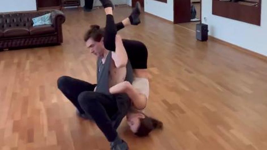 Timon Krause und Ekaterina Leonova beim "Let's Dance"-Training