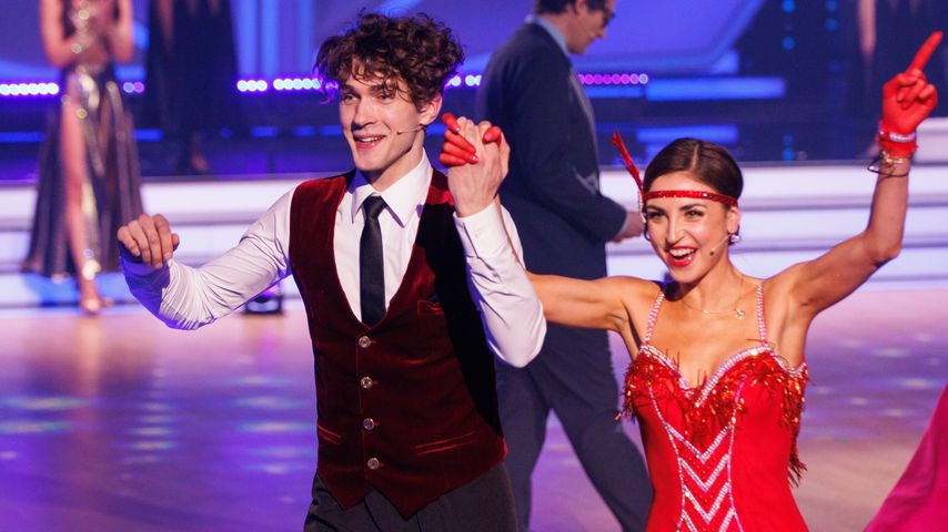 Timon Krause und Ekaterina Leonova in der Kennenlern-Show von "Let's Dance" 2023