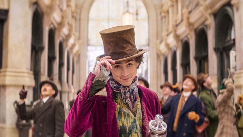 Timothée Chalamet in "Wonka"