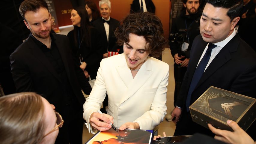 Timothée Chalamet bei der "Dune: Part Two"-Premiere in Seoul