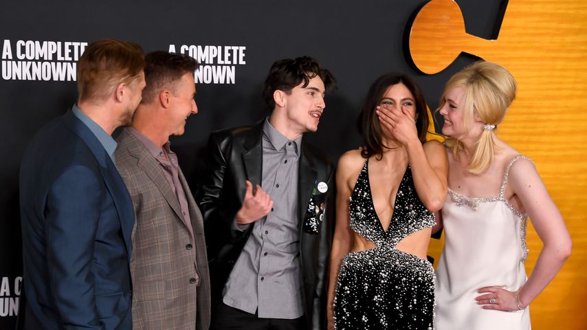 Timothée Chalamet und seine Co-Stars, Dezember 2024