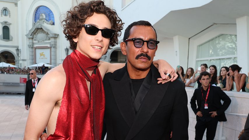 Timothée Chalamet und Haider Ackermann im September 2022