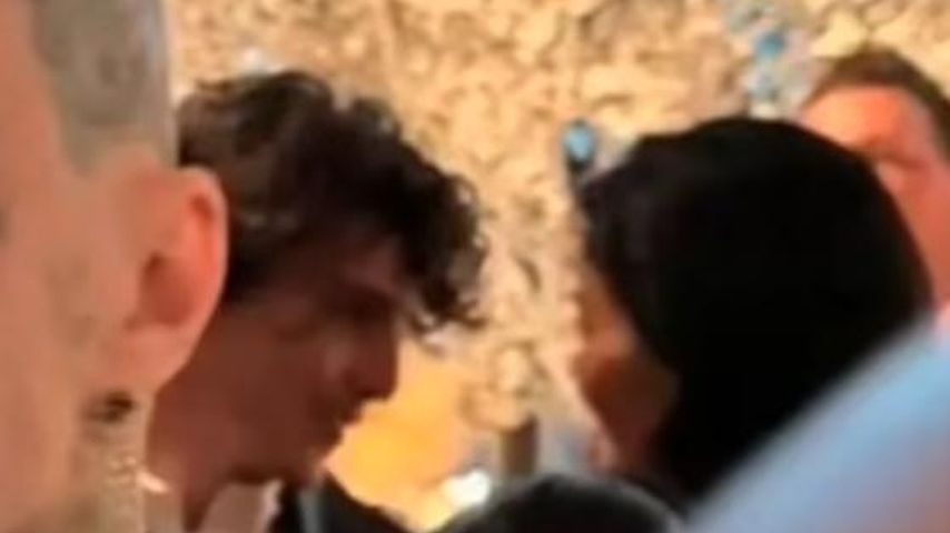 Timothée Chalamet und Kendall Jenner bei der Weihnachtsfeier der Kardashians 2023