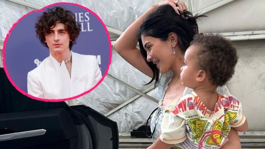 Zeigt Kylie hier ihren Knutschfleck von Timothée Chalamet?