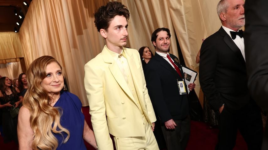 Timothée Chalamet und seine Mama Nicole Flender, März 2025