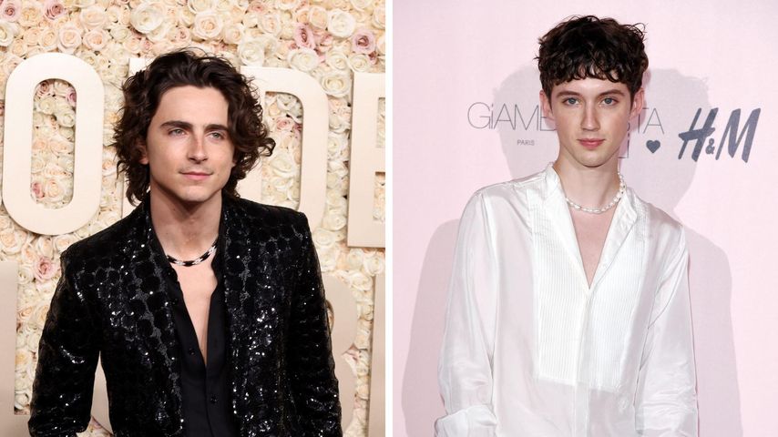 Timothée Chalamet unterschreibt bei Premiere als Troye Sivan