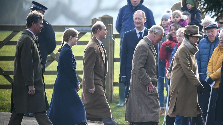 Timothy Laurence, Lady Louise Windsor, Prinz Edward, Prinz Charles und Prinzessin Anne
