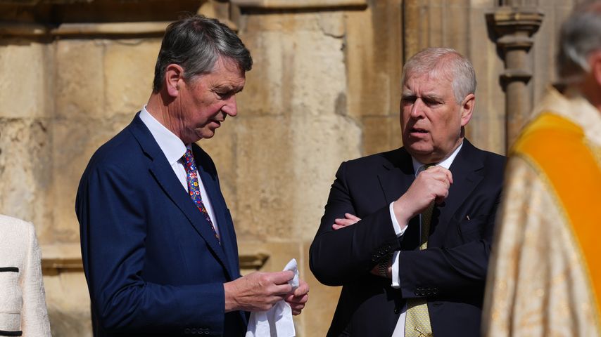 Timothy Lawrence und Prinz Andrew beim Ostergottesdienst, April 2025