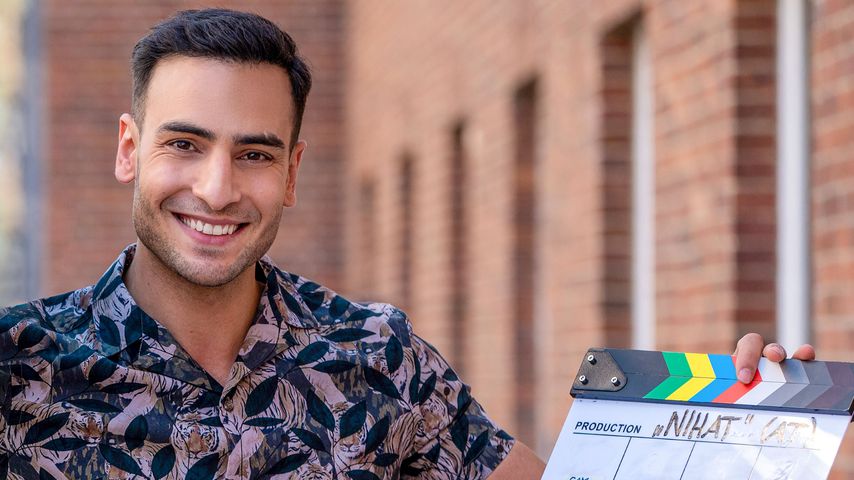 Timur Ülker an seinem ersten Drehtag am GZSZ-Set