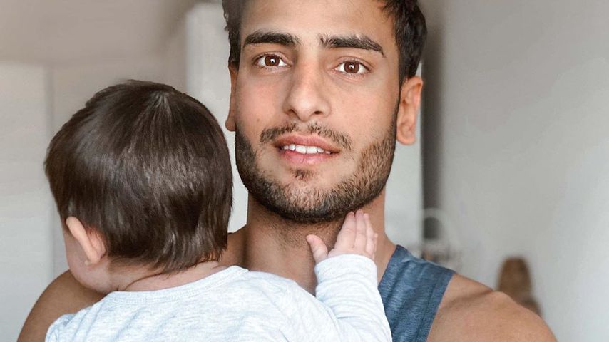 Timur Ülker mit seinem Sohn Ilay Kaan im April 2020