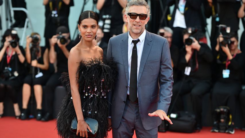 Tina Kunakey und Vincent Cassel in Venedig 2019