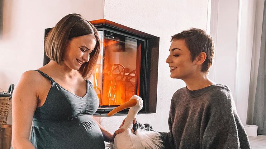 Tina Neumann (r.) mit ihrer Schwester