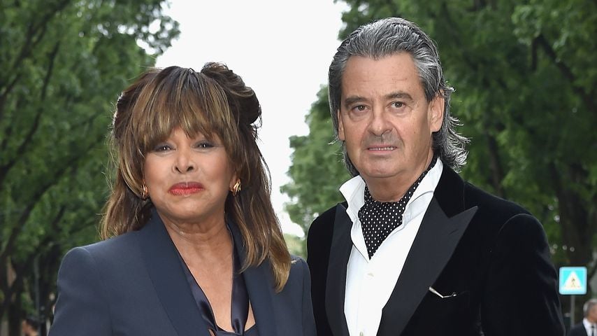 Tina Turner und Erwin Bach in Mailand, 2015