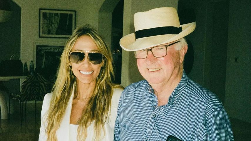 Tish Cyrus, Schauspielerin, mit ihrem Schwiegervater Joe