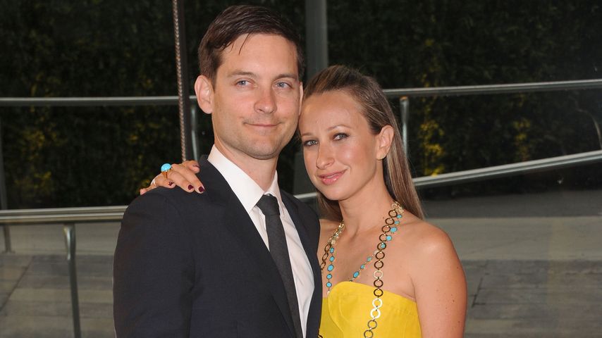Tobey Maguire und Jennifer Meyer im Jahr 2013