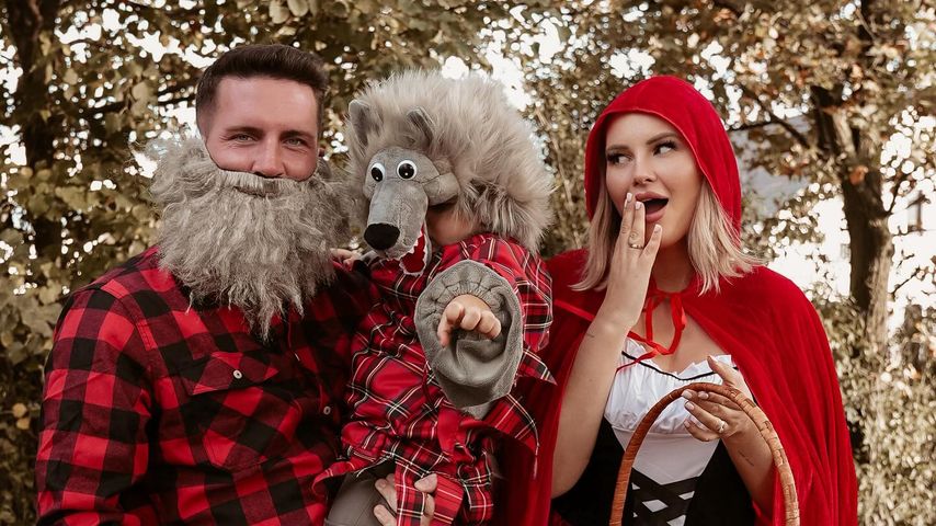 Name ist Programm: Maren Wolf verkleidet Sohn als bösen Wolf