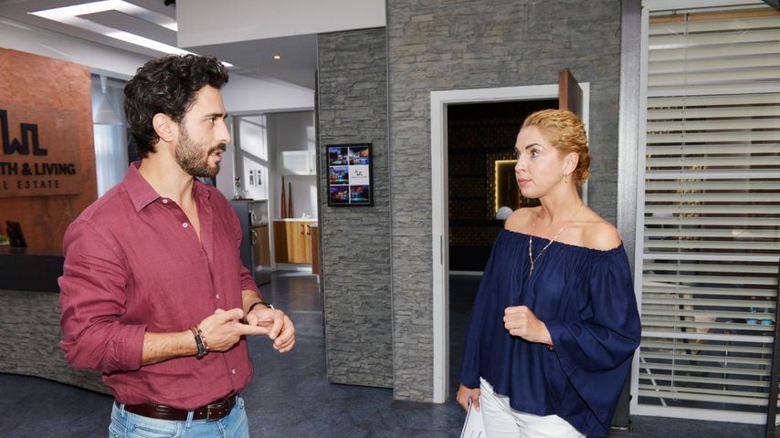 Tobias (Jan Kittmann) und Nina (Maria Wedig) bei GZSZ