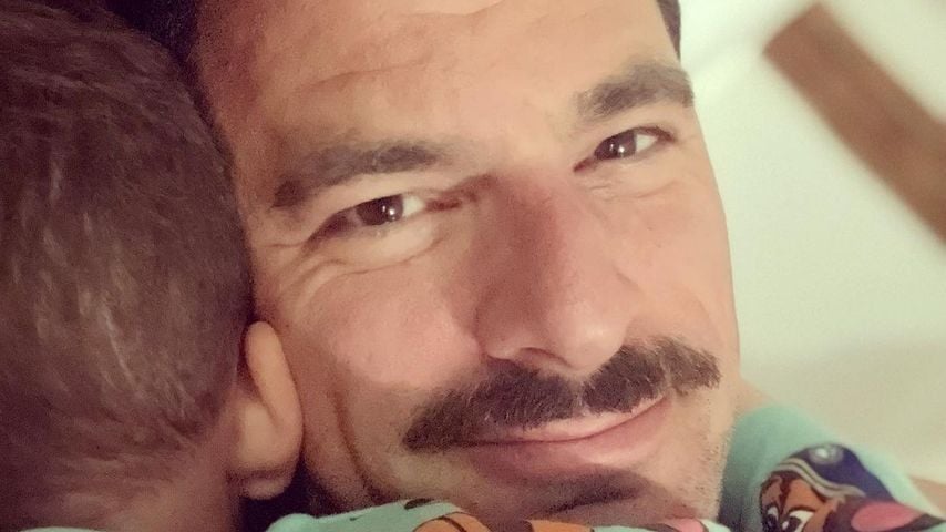 Tobias Licht mit seinem Sohn