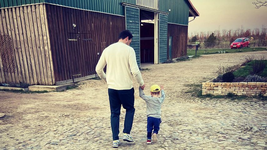 Tobias Licht und sein Sohn