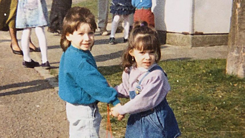 Tobias mit seiner Schwester Daniela Katzenberger