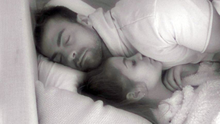 Tobias Wegener und Janine Pink an Tag fünf bei "Promi Big Brother" 2019