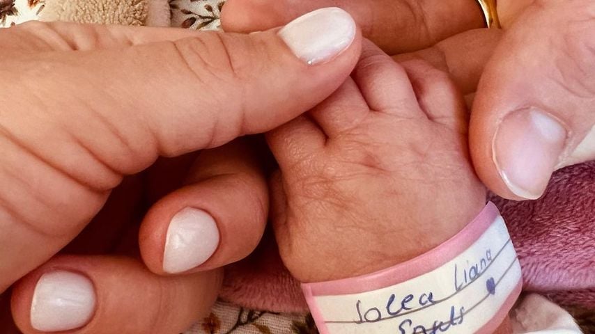 Babyfoto von Sarah Engels' Tochter