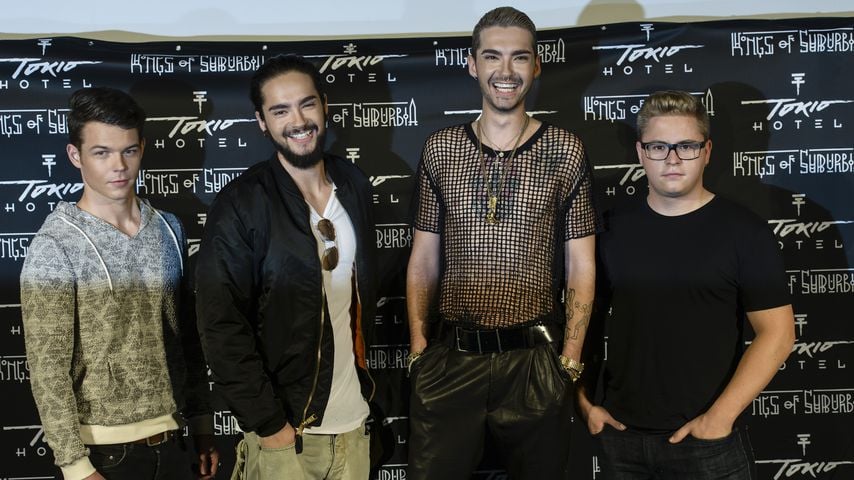 Georg, Tom, Bill und Gustav von Tokio Hotel im Oktober 2014