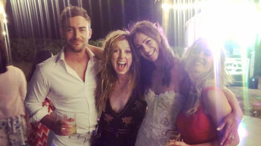 Tom Austen, Hatty Preston, Alexandra Park und Merritt Patterson im Mai 2022