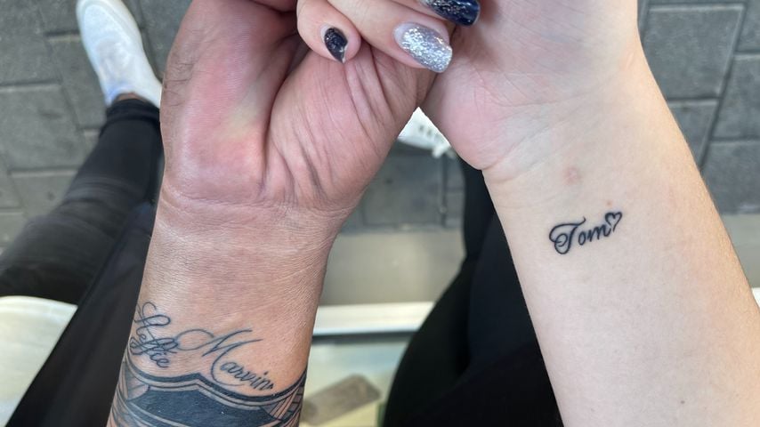 Tom Barcal und seine Verlobte Stefanie Black